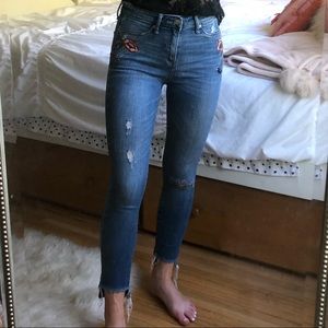 Embroidered Jeans